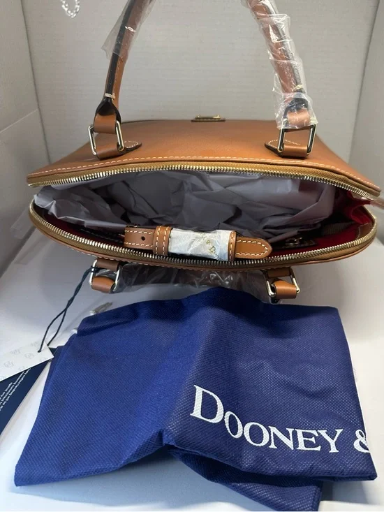 Dooney & Bourke Penrose Zip Zip Satchel - Tan - Picture 7 of 8